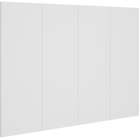 Maison Exclusive - Kopfteil Weiß 120x1,5x80 cm Holzwerkstoff