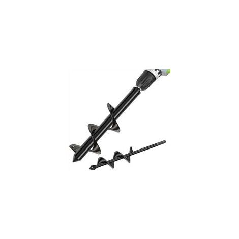 Mèche Jardin Tarière Ø 80 et Ø 40 mm 2 Pièces, Forets de Jardin en Spirale, Outil de Plantation Pratique pour Faire Rapidement Trou et Planter des Fleurs Arbres Arbustes (1/5)
