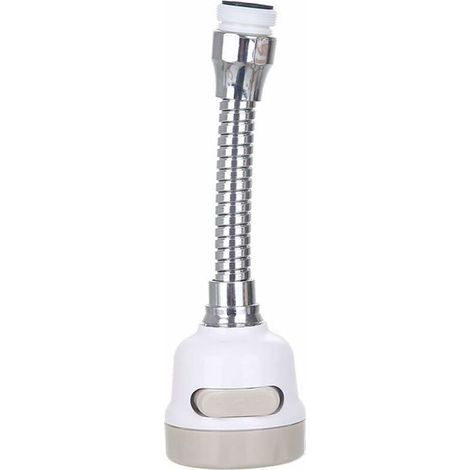 DEESSE SHOP - Aérateur de robinet de cuisine flexible à économie d'eau, filtre diffuseur de bec de buse réglable pivotant à 360 °, adapté à l'interface de filetage du robinet circulaire (1/5)
