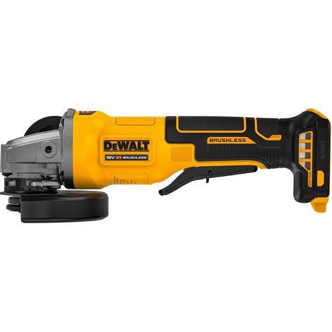 Dewalt – Meuleuse d'angle sans fil 18V 125 mm – Moteur sans balais – Vitesse 9000 tr/min – Pour béton armé et bois dur (1/2)