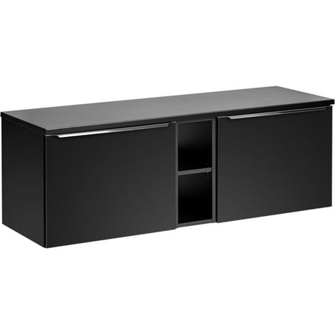 Badezimmer-Set VANTA: Waschtischunterschrank 140cm + Waschtischplatte