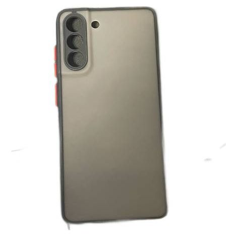 CUSTODIA COVER PER SAMSUNG GALAXY S21 FE 5G SEMI-TRASPARENTE RETRO NERO (1/2)