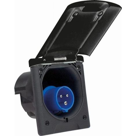 Tomas de corriente IEC para caravanas negro - SCHWABE - 62471