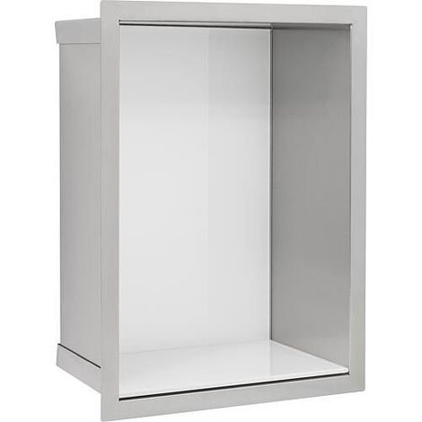 Niche murale lxhxp: 234x324x150 mm paroi arrière miroir blanc (1/2)