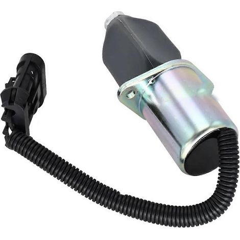 Für DIESELmotoren, Teilenummer 6681512: 12V Kraftstoffabsperrventil für Bobcat-Bagger (mit Staubschutzkappe) (1/5)