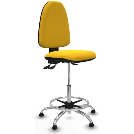 Piqueras y Crespo Aýna taburete de oficina amarillo confortable (1/3)