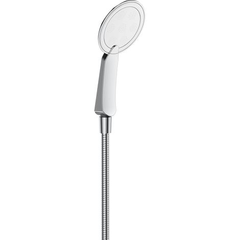 TrendLine Handbrause Slim mit Schlauch 150 cm Duschbrause aus Chrom 1 Strahlart (1/2)