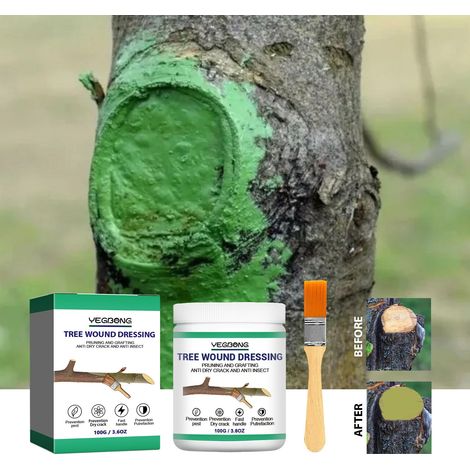 Pâte De Soin Pour Plantes - Pour Taille D'Arbres Et De Bonsaïs - Pour Greffes Et Coupures - 100 G (1/5)