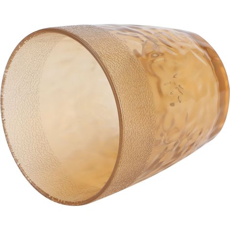 Verre à thé fleuri 200ml, tasse bière acrylique dorée, gobelet résistant pour maison, fête, mariage, cadeau (1/5)