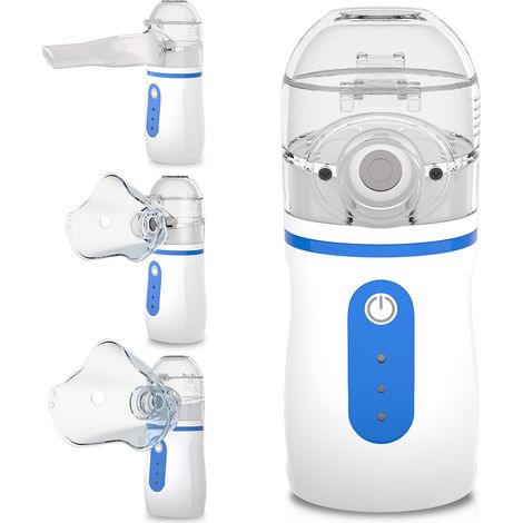 Wolketon Inhalateur nébuliseur portable silencieux avec fonction d'auto-nettoyage pour enfants et adultes (1/5)