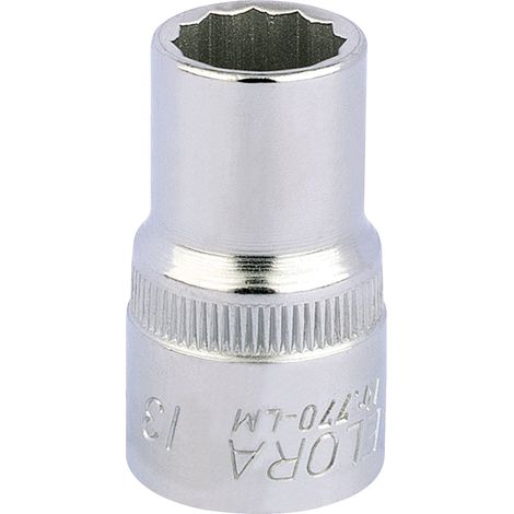 Draper 13mm Bi-Hexagon Socket for 1/2" Square Drive – Metric 13mm Hex Socket Tool (Model 24583) (1/5)