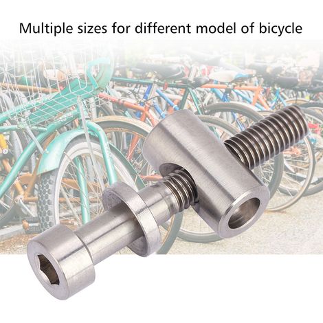 Boulon de tige de selle en titane M5, longueurs 30/35/40mm, tête ronde, fixation légère et résistante pour vélo