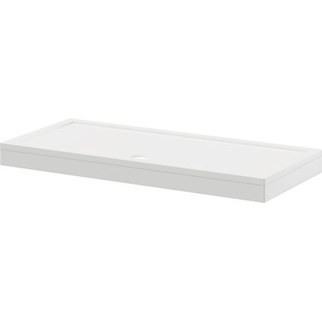Pearlstone 1700mm x 760mm x 40mm Rectangular Shower Tray and Plinth (1/4)