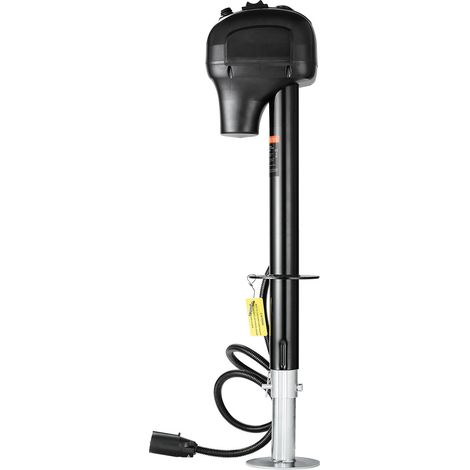 Mophorn Elektrischer Anhängerheber, 3500 lbs, Hochleistungs-Anhängerheber mit 7-poligem Stecker, manueller Kurbel und wetterfester Abdeckung, 9,5"-27,5" Hub, für Anhänger