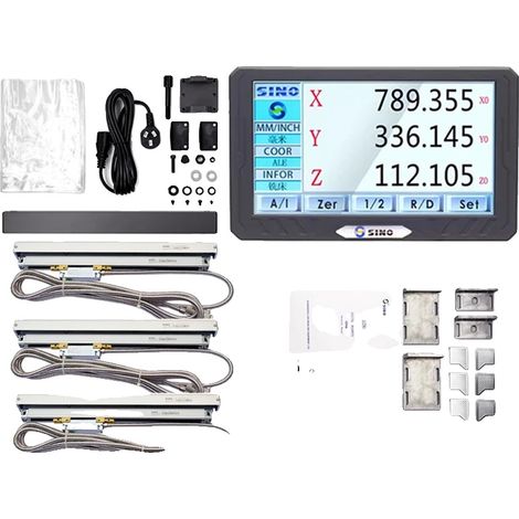 Digitale Anzeige, Touchscreen, hohe Präzision, DRO-3PCS KA500 (1/2)