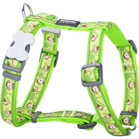 Arnés para Perro Red Dingo STYLE MONKEY LIME GREEN 45-66 cm 36-59 cm