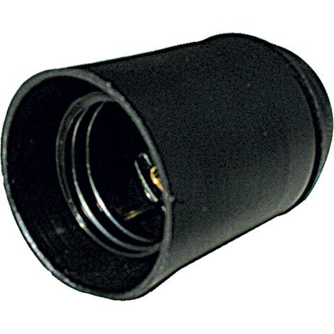 Portalampada Liscio e 27 Colore Nero 50 Pezzi