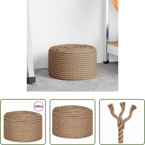 Naturseil - Seil 100% Jute 10 mm 100 m (1/5)