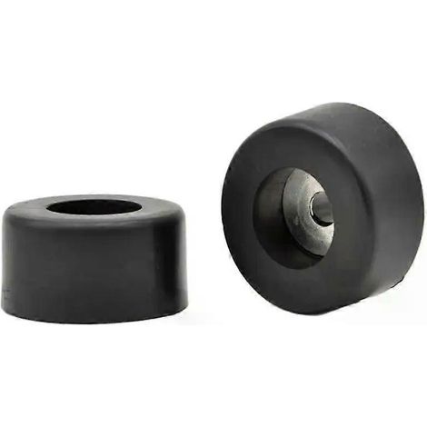 Stück 38 x 19 mm robuste, schwarze, vibrationsdämpfende Gummifüße aus Gummi für Tisch und Stuhl, geeignet für Verstärker, Lautsprecher und CD-Player (1/4)