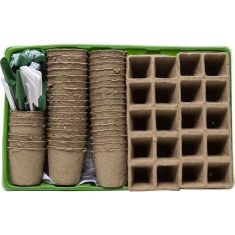 KIT DI COLTIVAZIONE COMPLETO 68PZ PER GIARDINO ORTO (1/6)