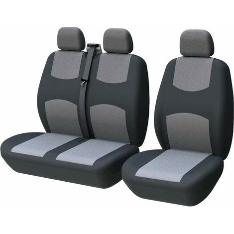 Universeller Autositzbezug aus Polyester und 3 mm Schaumstoff, Spritz- und Schmutzschutz, für Fahrer- und Beifahrersitze