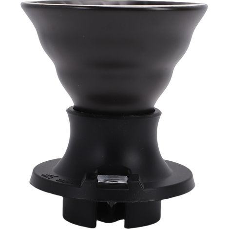 Doseur à Café Manuel Céramique Valve Intégrée Infusion Noir 115x135mm (1/5)