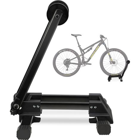 Jiubiaz 1x Fahrradständer für Fahrradabstellplätze, Home or Bicycle Shop Foldable Bicycle Display Stand Not Suitable for E-Bikes Schwarz (1/5)