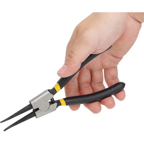Pince à circlips, coupe-câbles, outil diagonal pour voiture, acier au carbone, coudée (1/5)