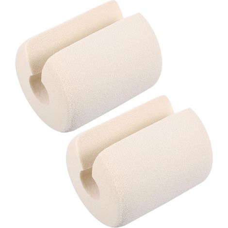Butée de porte cylindrique en 6 pièces, protège-doigts, matériau NBR durable, pour usage (1/5)