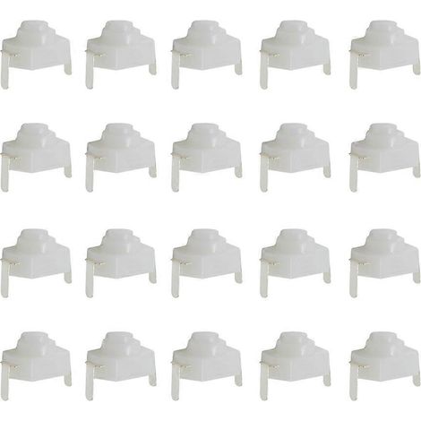 Boutons de rechange pour interrupteur de lampe torche, en cuivre, adaptés aux appareils électroniques, portables et légers, 20 pièces par paquet. (1/5)