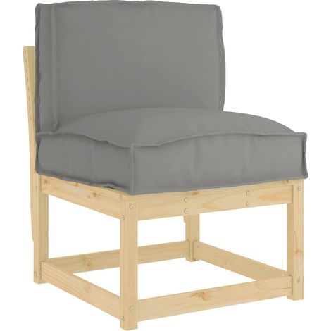 Maison Exclusive - Kissen Grau 50 x 40 x 12 cm Oxford-Stoff (1/5)