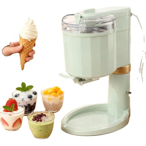 Machine à Glace, 20W, Capacité 500-1000ml, Fonctionnement Automatique, Design Compact, Matériaux Durables (1/5)