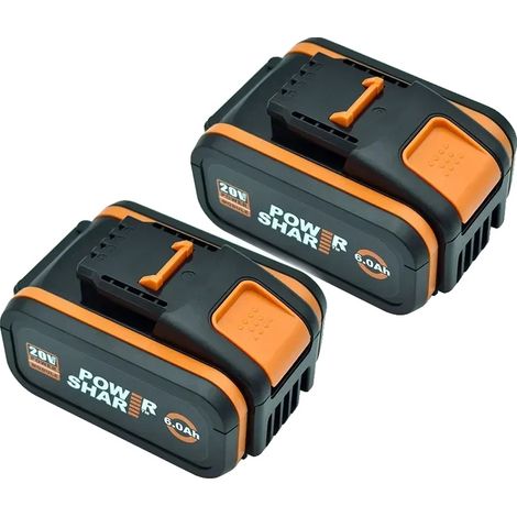 Batterie, 8000mAh Kapazität, kompatibel mit verschiedenen Modellen, 6.0AH-2PCS (1/2)