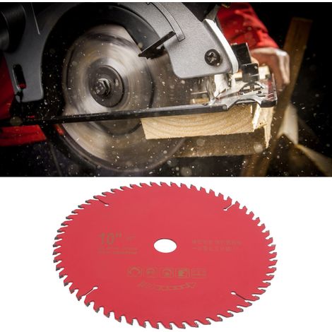 Sägeblatt aus Aluminiumlegierung, Holzsägeblatt, Kreissägeblatt aus Aluminiumlegierung für die Holzbearbeitung, 10 x 60 Zähne (1/5)