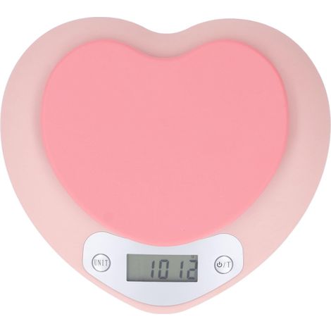 Balance de Cuisine Numérique 1g Précision 5kg Balance Alimentaire Rechargeable en Forme de Coeur pour la Cuisson de la Cuisson (1/5)