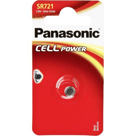 Panasonic Cell Power SR721 - Batería SR721 - Óxido de plata - 25 mAh