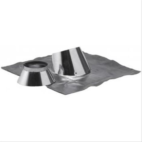 Solin 30/45° double paroi inox/inox 80/130