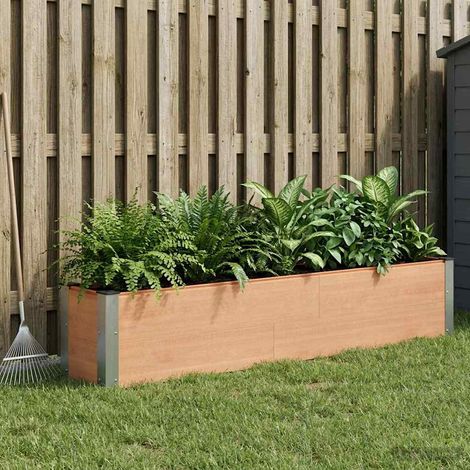 Teenpull – Hochbeet Braun 200 x 30 x 36 cm (1/5)