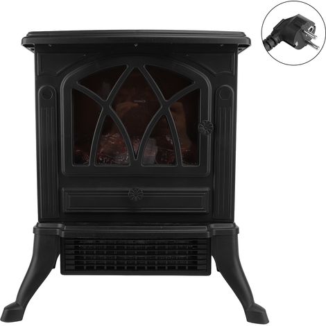 Eosnow Elektrische Kaminheizung, 3D-Flammeneffekt, schnelle Erwärmung des Raums für Zuhause, EU-Stecker, 220 V