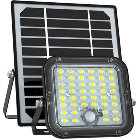 Proiettore Solare Separato Moderno Weston Pc Nero Led Integrato 10W 6000K Ip65 (1/2)