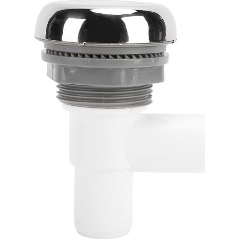 Vanne de contrôle du niveau d'eau en acier inoxydable pour spa, baignoire, piscine, jacuzzi ou spa. (1/5)