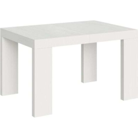 Tavolo allungabile 120/224x90 cm Roxell bianco frassino (1/3)