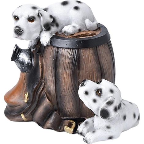 Tirelire en résine, figurine de chien, pot à monnaie, jouet A (1/5)