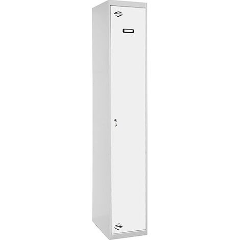 Simonrack Moderner Metallschrank in Grau und Weiß