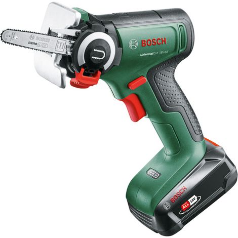 Seghetto a batteria con tecnologia NanoBlade UniversalCut 18V-65, caricabatterie AL 18V-20