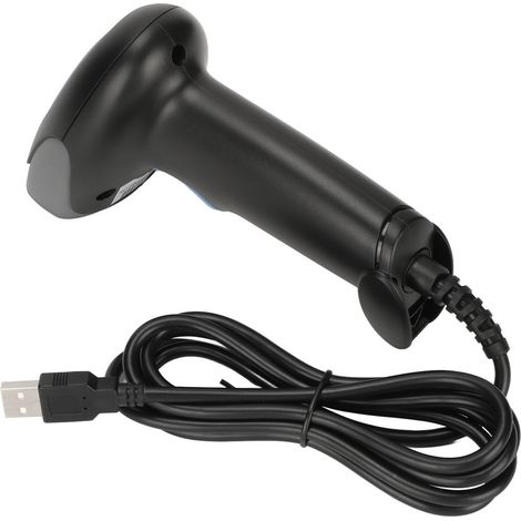 Lecteur de codes-barres USB Général Global Transmission d'images IP54 Résistant à la poussière et à l'eau Ergonomique Lecteur de codes-barres QR (1/5)