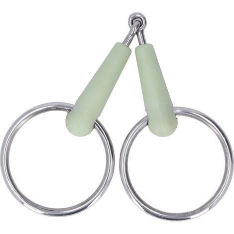 Mors de bride de 130 mm avec chaînette, en acier inoxydable, pour l'entraînement équestre (1/5)