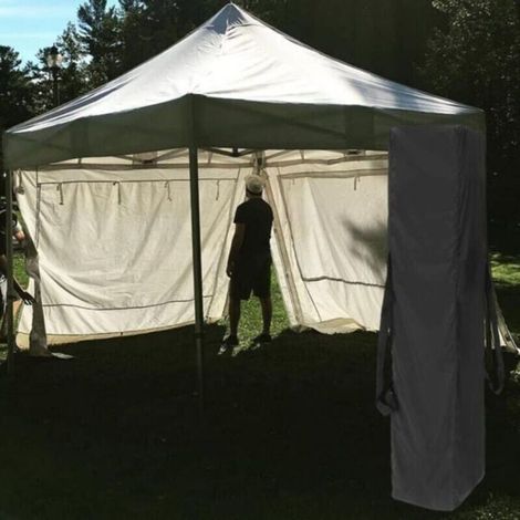 Housse de transport pliable pour tonnelle de jardin, tente ou gazebo. Sac de rangement en 210D avec étiquette. (1/5)
