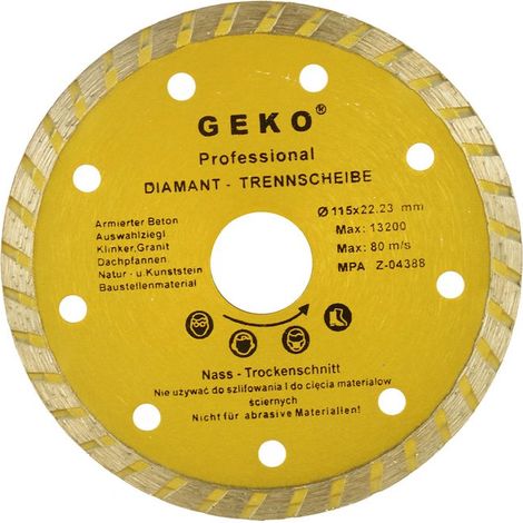 Durchm. Scheibe 115mm Turbo Geko Profi (100)