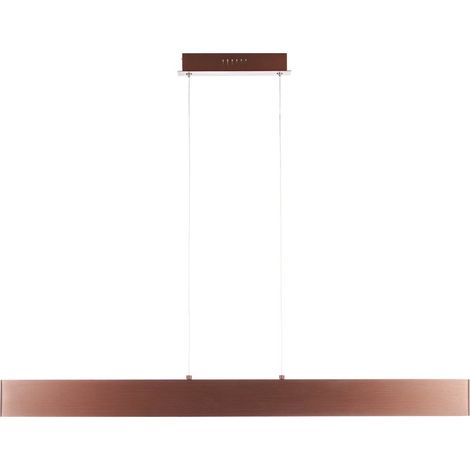 [GEBRAUCHT] B-Ware Lindby Pendelleuchte Hängeleuchte Led Esszimmer Braun Wohnbereich Aluminium